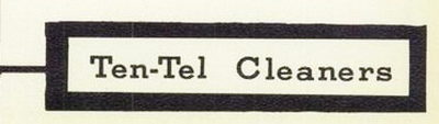 Ten-Tel Cleaners - 1958 Southfield High Year Book Ad (newer photo)